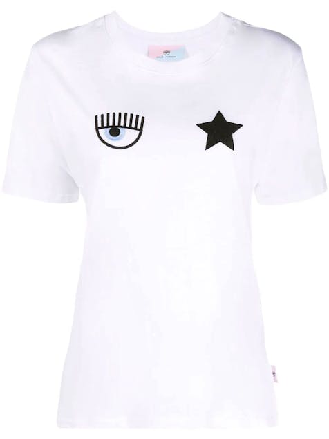 CHIARA FERRAGNI - Eyestar Cotton T-Shirt