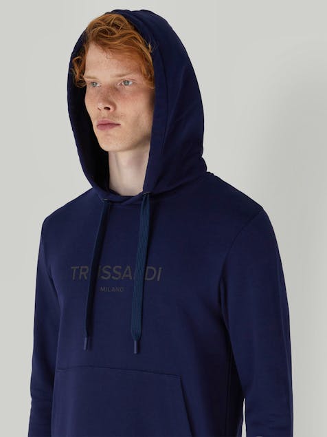 TRUSSARDI - Regular-fit cotton hoody
