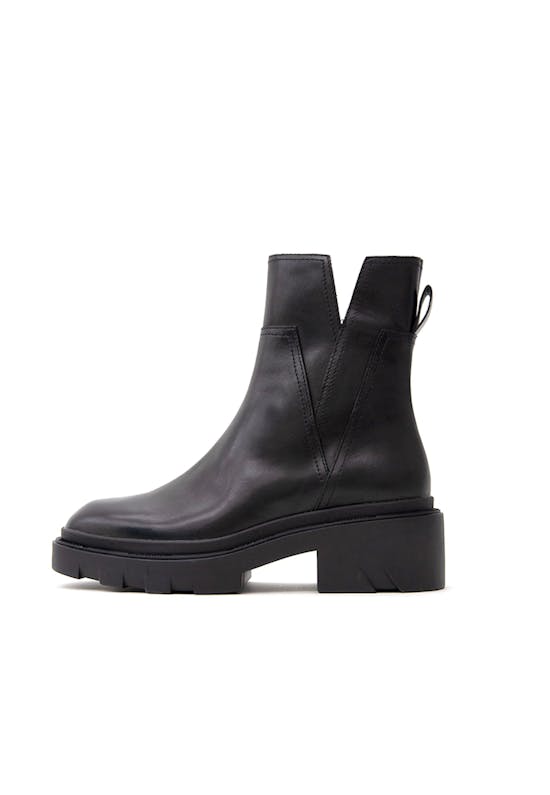Melrose Combo Leather Ankle Boots