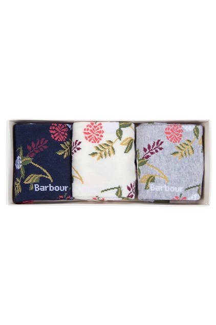BARBOUR - Floral Fern Sock Gift Set