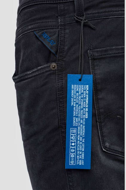 REPLAY - Slim Fit Anbass Hyperflex X.L.I.T.E. Re-Used Jeans