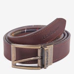 Reversible Tartan Leather Belt
