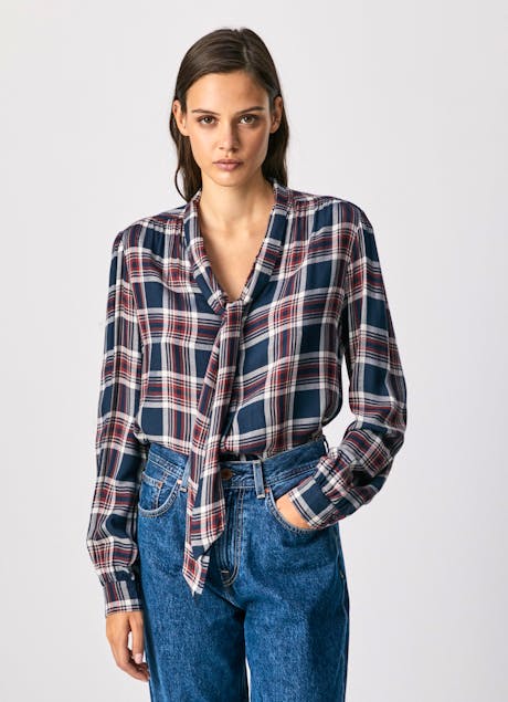 PEPE JEANS - Irene Checked Blouse