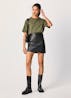 PEPE JEANS - Laura Eco Leather Mini Skirt
