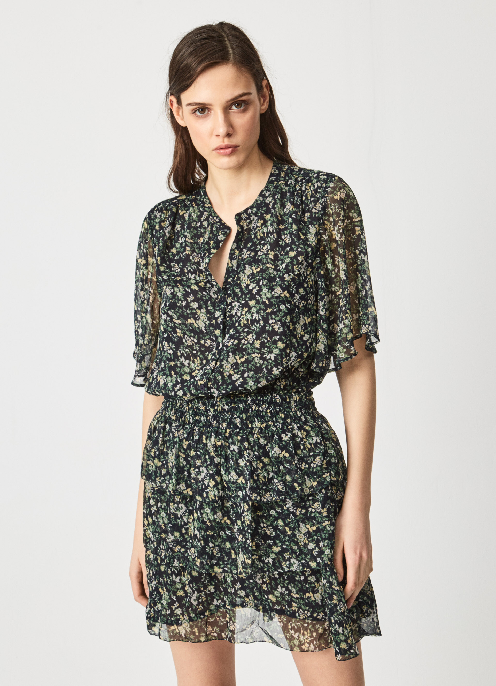 knee length dresses for ladies Pointelle Amelia Mini Dress main image 0
