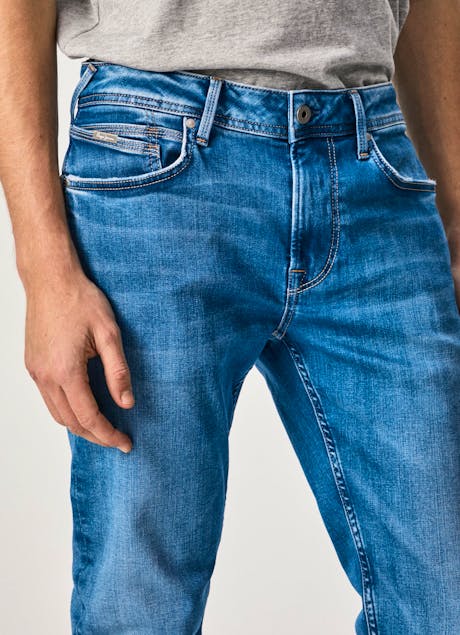 PEPE JEANS - Hatch Regular Slim Fit Regular Waist Jeans