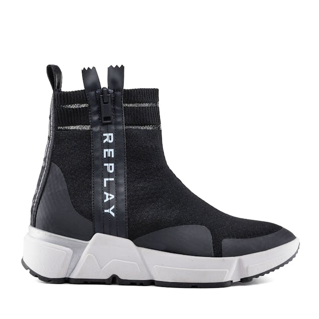 REPLAY - Sable Sock-Style Sneakers