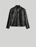 TRUSSARDI - Biker Fake Leather Jacket