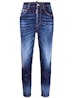 DSQUARED2 - High Waist Cropped Twiggy Jeans