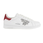 Boxer Sneakers With Silver And Red Details