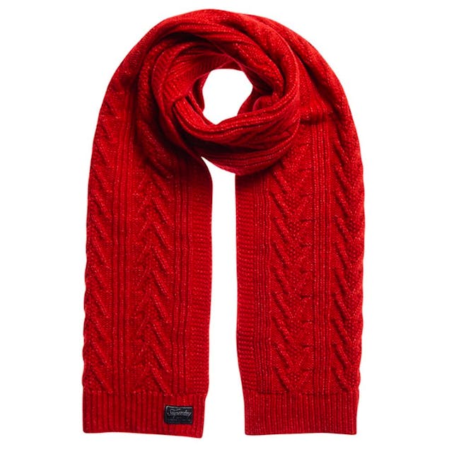 SUPERDRY - Cable Lux Scarf