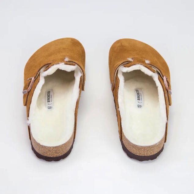 BIRKENSTOCK - Boston Mink Shearling Shoes