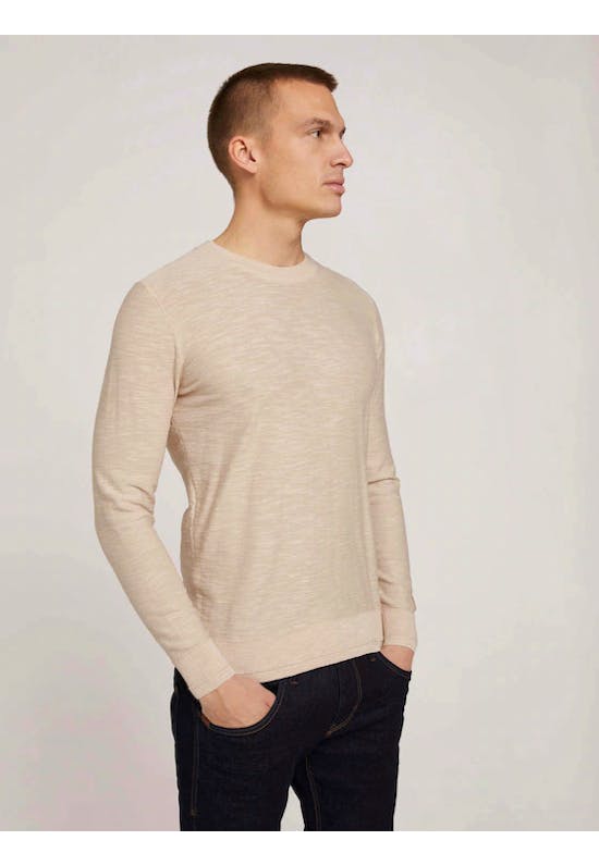 Textured Sweater In a Washed look