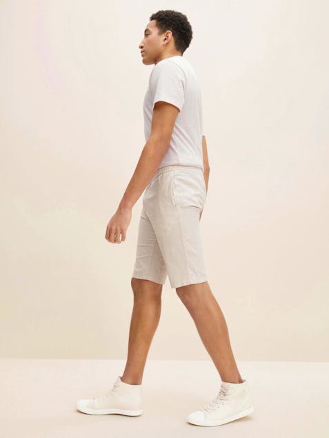 TOM TAILOR - Chino Shorts With Linen