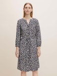 Patterned Blouse Dress