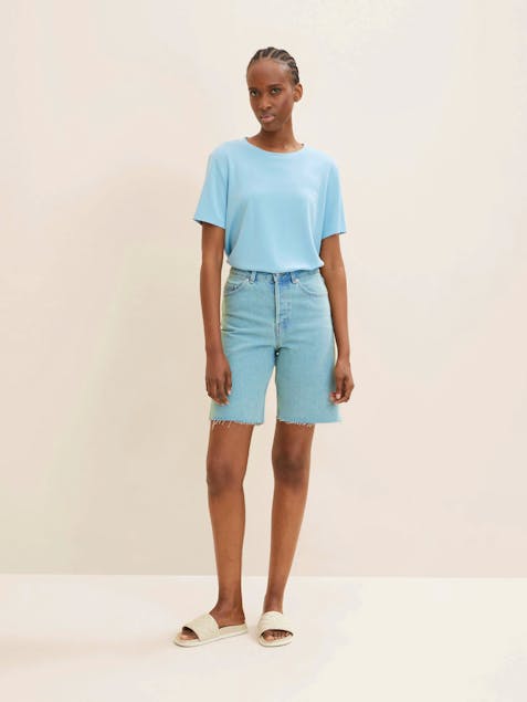 TOM TAILOR - Bermuda shorts made of recycled cotton