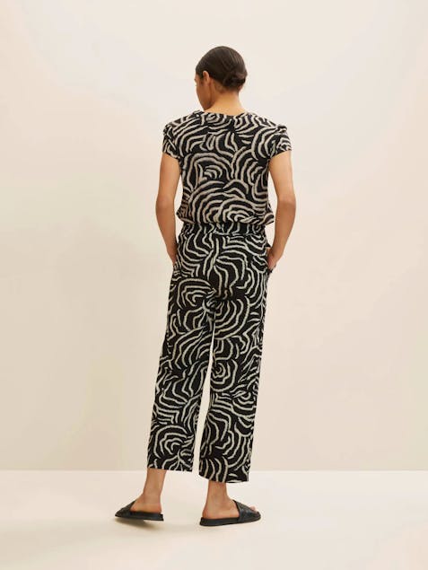 TOM TAILOR - Culotte Patterned With Ruffles