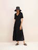 TOM TAILOR - Pleated Maxi Jersey Dress