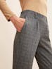 TOM TAILOR - Trousers with a glencheck pattern