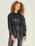 Luna Faux Leather Overshirt Noos