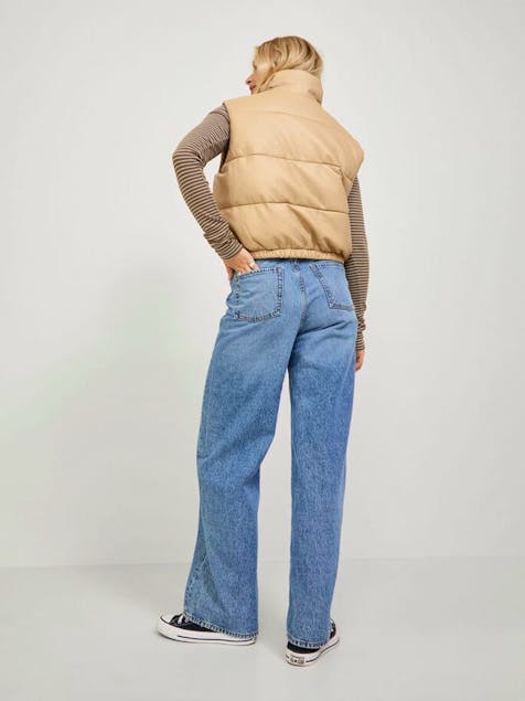 JJXX - Cline Faux Leather Puffer Vest