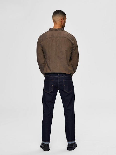 SELECTED - Comfort Stretch Dark Straight Fit Jeans