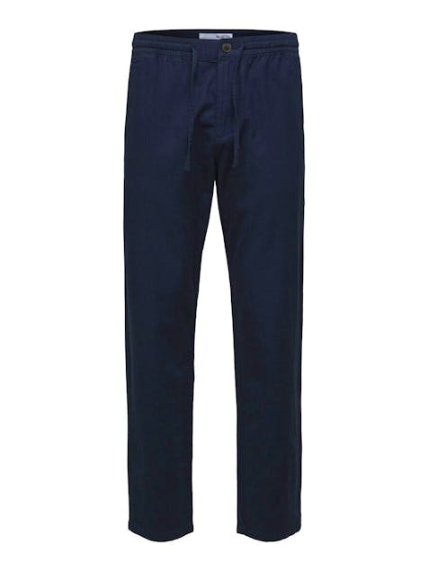 SELECTED - Linen Blend Trousers
