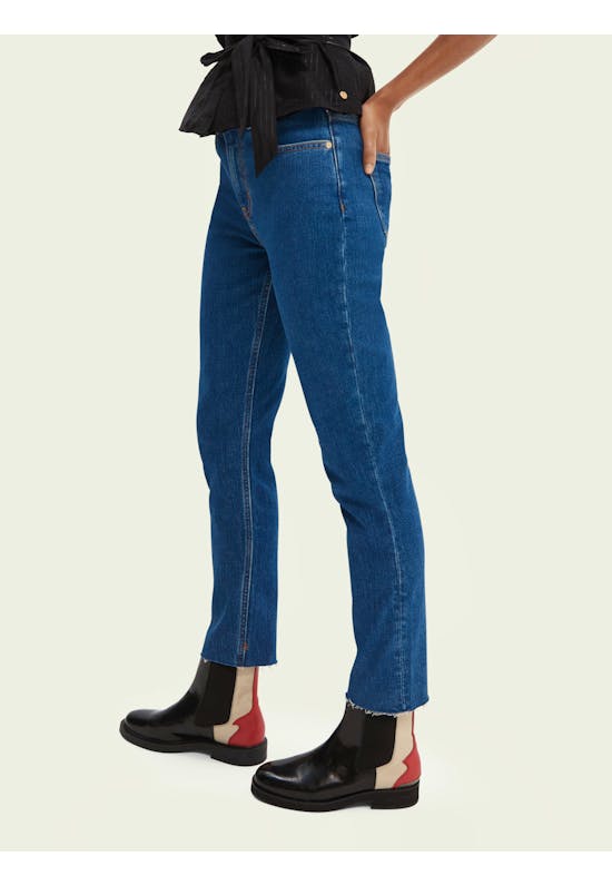 High Five High-Rise Slim Jeans Fifities Blue