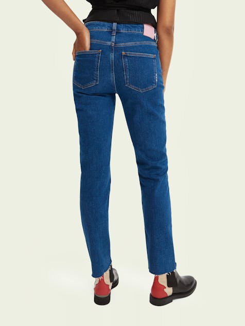 SCOTCH & SODA - High Five High-Rise Slim Jeans Fifities Blue