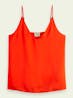SCOTCH & SODA - Jersey tank top with woven front
