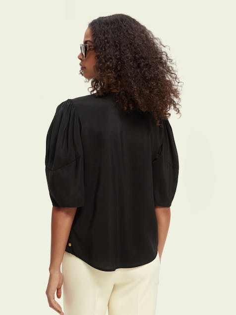 SCOTCH & SODA - Easy tunic top With Puff Sleeves