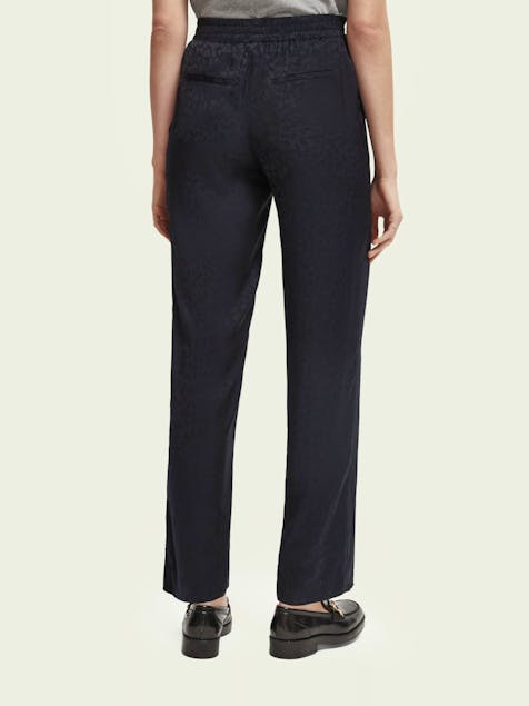 SCOTCH & SODA - Gia mid-rise wide-leg elasticated trousers
