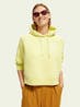 SCOTCH & SODA - Relaxed fit raglan cropped hoodie