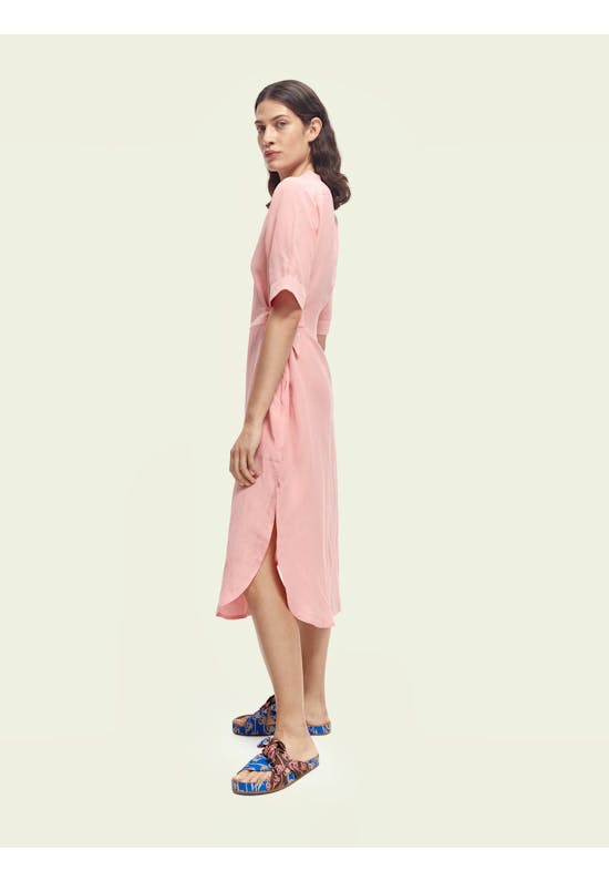 Summer dress with side ties