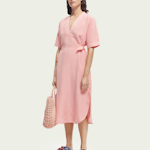 Summer dress with side ties
