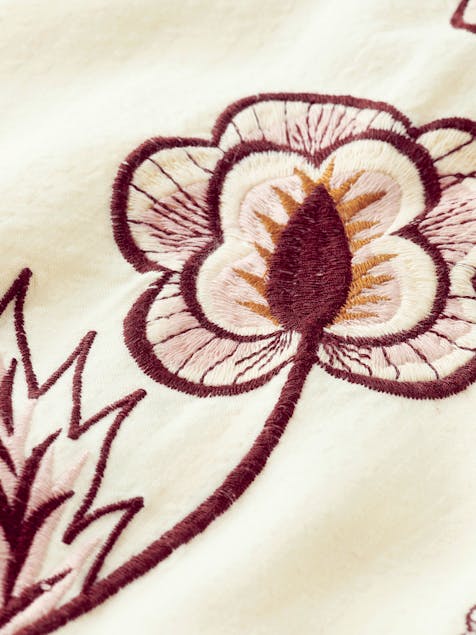 SCOTCH & SODA - Embroidered seersucker dress