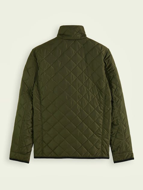 SCOTCH & SODA - Corduroy-trimmed quilted jacket