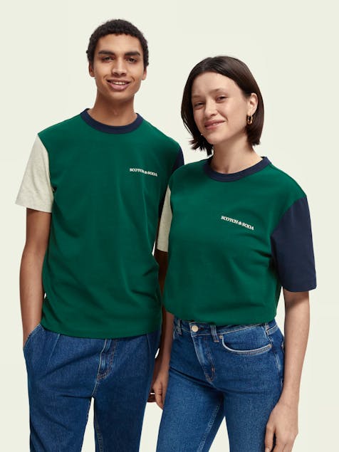 SCOTCH & SODA - Unisex Organic Cotton Crewneck T-Shirt