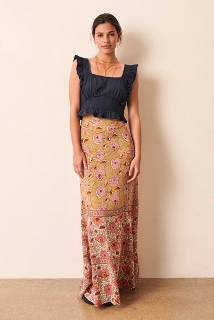 BASH - Vanessa Long Floral Skirt