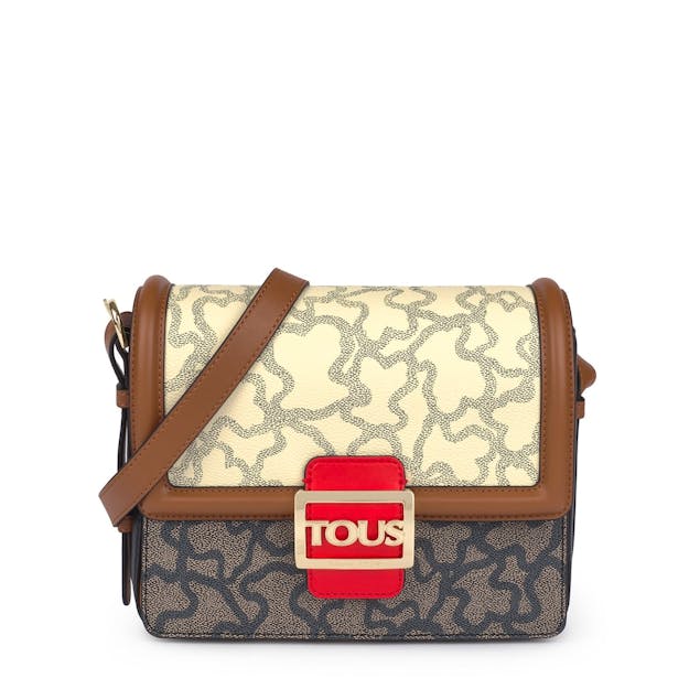 TOUS - Medium Kaos Icon Multi Beige - Red Shoulder Bag