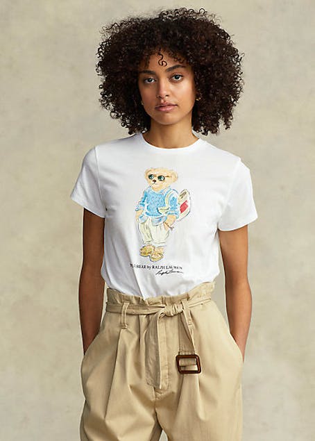POLO RALPH LAUREN - Summer Cable Polo Bear Jersey T-Shirt