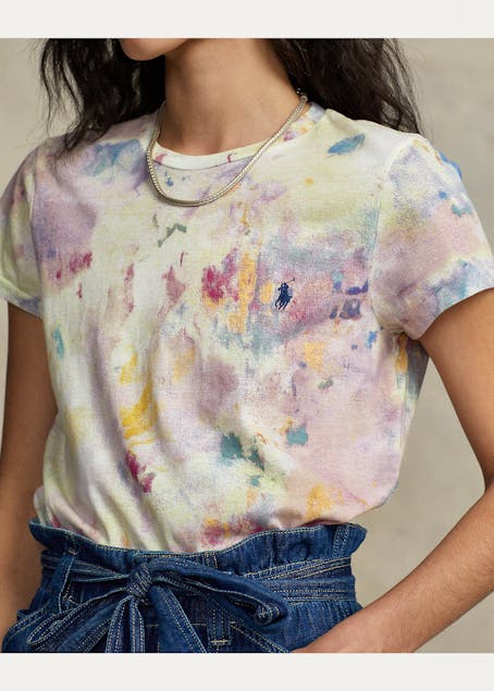 POLO RALPH LAUREN - Paint-Splatter Print Jersey T-Shirt