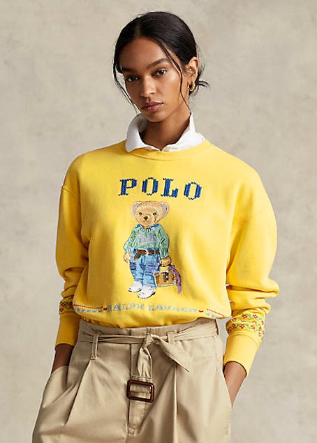 POLO RALPH LAUREN - New Orleans Polo Bear Fleece Sweatshirt