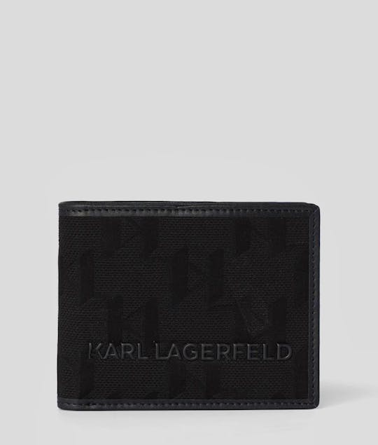 KARL LAGERFELD - K/Monogram Nylon Folded Card Holder