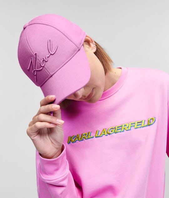 KARL LAGERFELD - K/Signature Jersey Cap