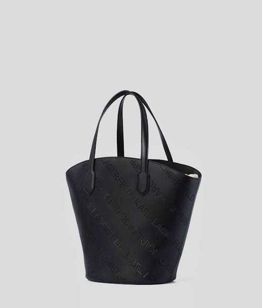 KARL LAGERFELD - K/Punched Logo Large Tote