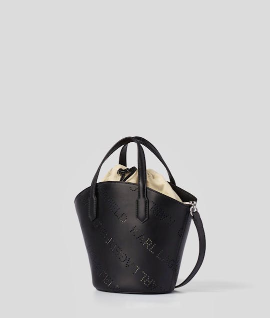 KARL LAGERFELD - K/Punched Logo Small Tote