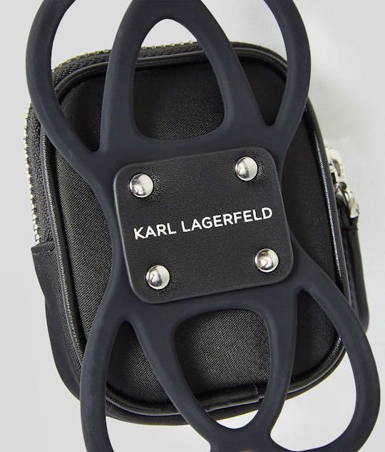 KARL LAGERFELD - Rue St- Guillaume Nylon Airpods Case And Phone Holder
