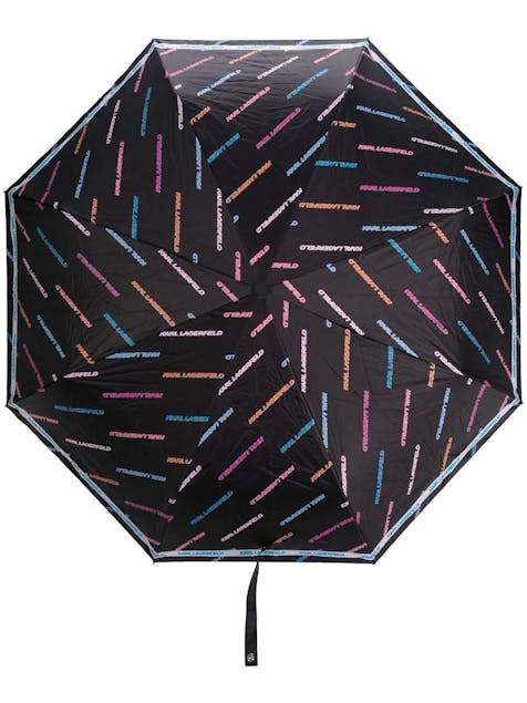 KARL LAGERFELD - K/Futuristic logo-print umbrella