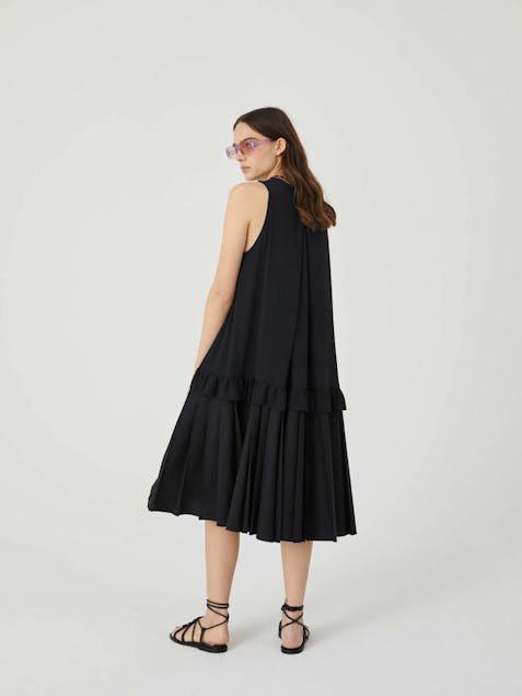 BEATRICE - Black Silk Blend Dress